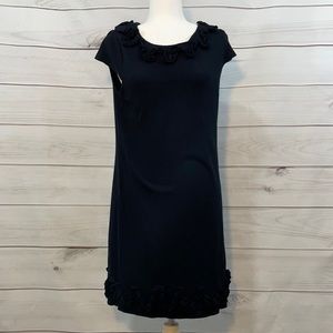 ADORE Black Dress with Ruching